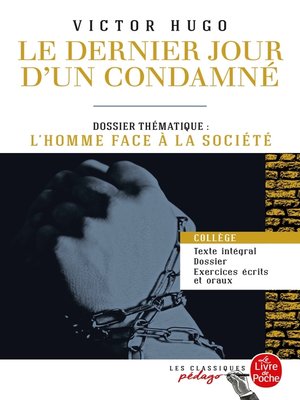 cover image of Le Dernier Jour d'un condamné (Edition pédagogique)